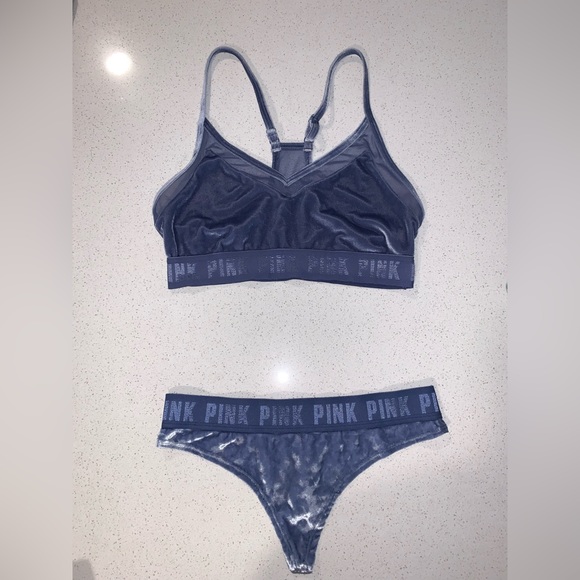 Victoria’s Secret PINK Velvet Bralette and Panty Bundle - Picture 10 of 16